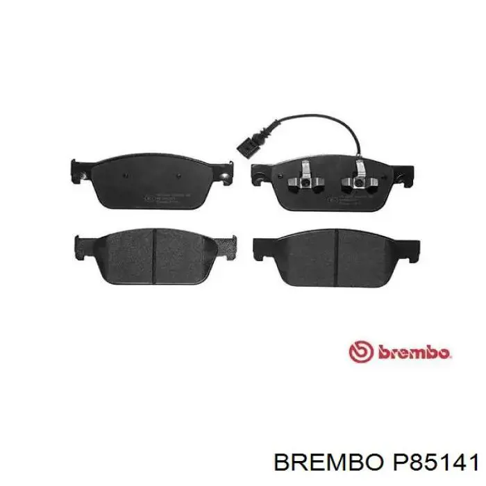 P85141 Brembo колодки тормозные передние дисковые