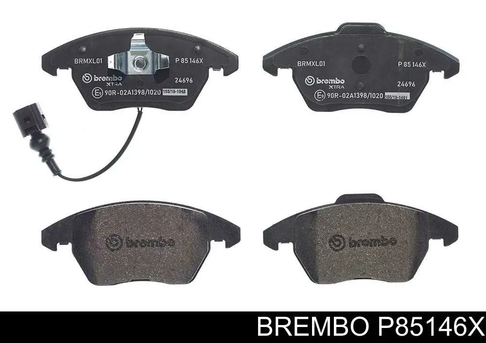 Колодки Brembo P85146X цена, от 35.95 USD