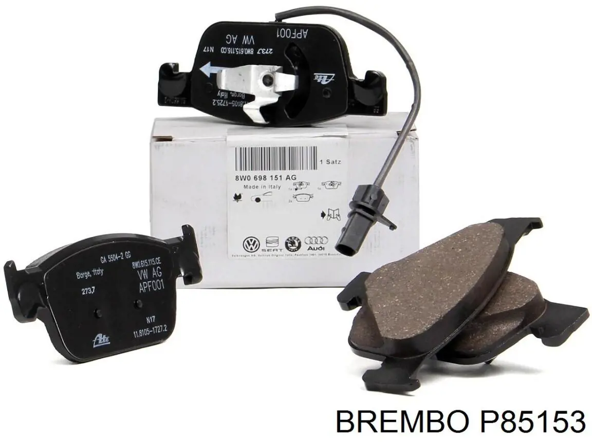 Передние тормозные колодки P85153 Brembo
