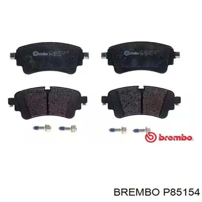 P85154 Brembo sapatas do freio traseiras de disco