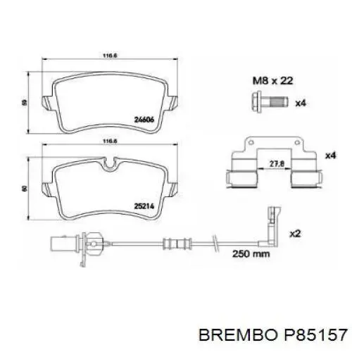 P85157 Brembo 