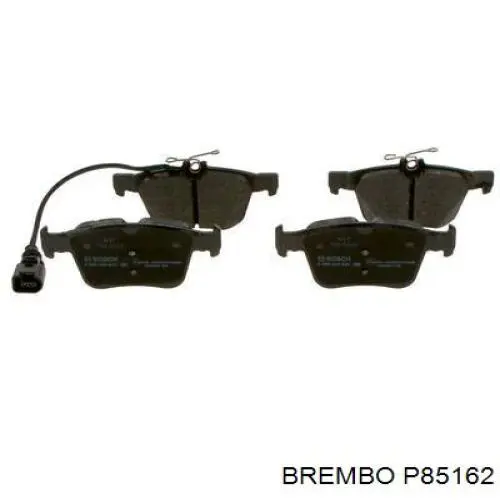 Задние тормозные колодки P85162 Brembo