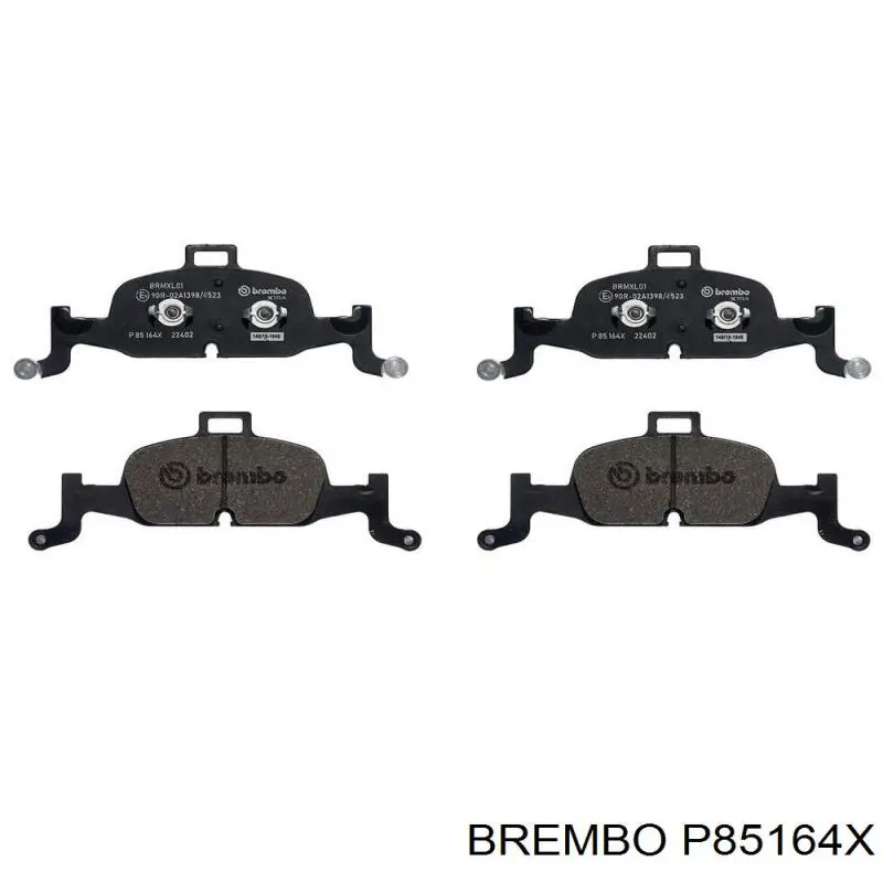 P85164X Brembo передние тормозные колодки