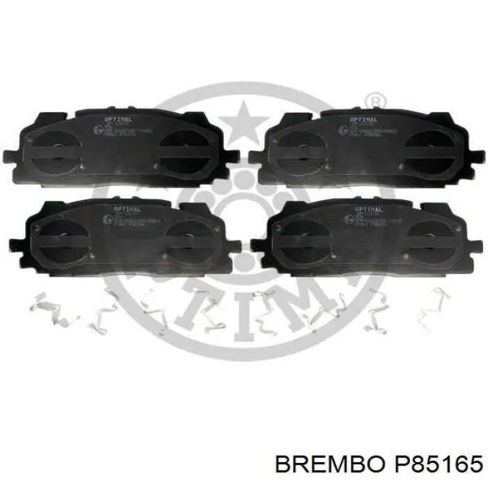 Тормозные колодки Brembo P85165