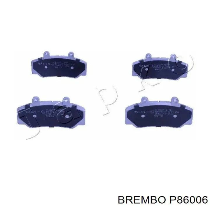 Передние тормозные колодки P86006 Brembo