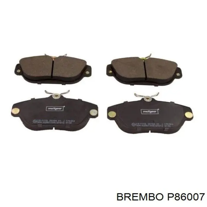 Pastillas de freno delanteras P86007 Brembo