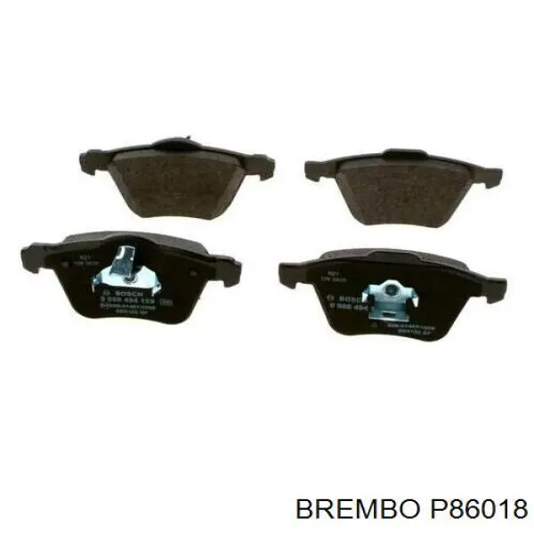 Колодки Brembo P86018 цена, от 50.80 USD