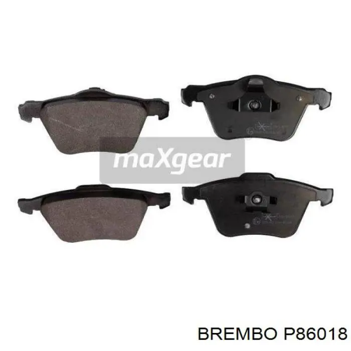 Купить P86018 Brembo Колодки тормозные