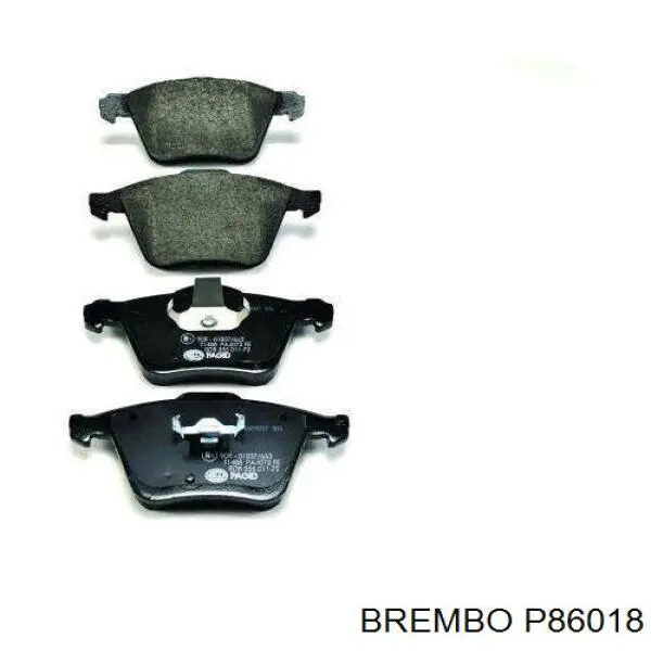 Передние тормозные колодки P86018 Brembo