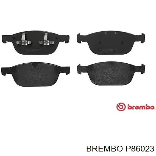 Колодки тормозные передние дисковые Brembo P86023