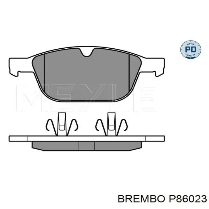 Передние тормозные колодки P86023 Brembo