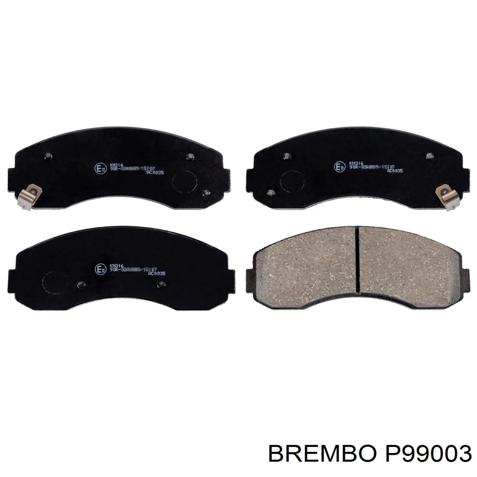 Передние тормозные колодки P99003 Brembo