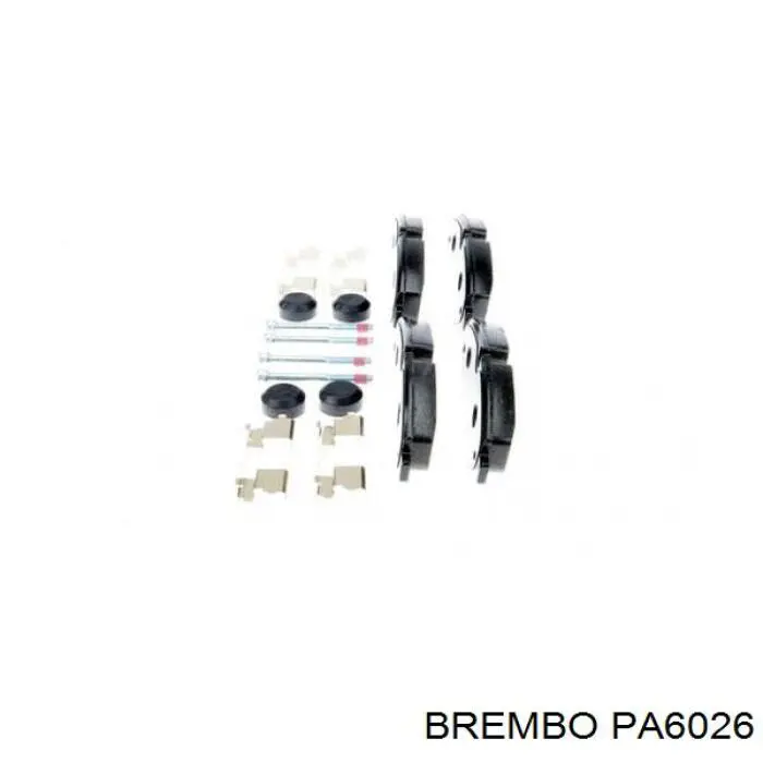 Передние тормозные колодки PA6026 Brembo