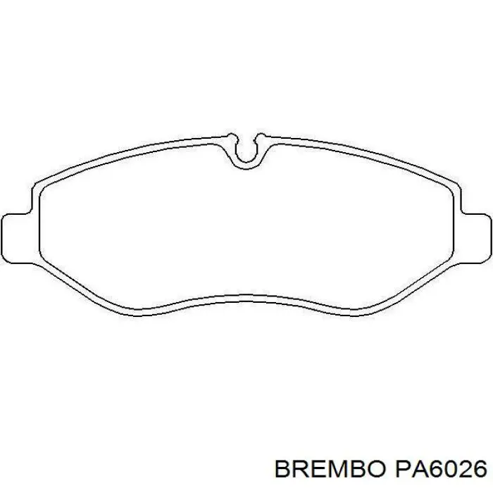 Передние тормозные колодки PA6026 Brembo