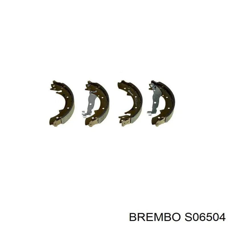 S 06 504 Brembo колодки тормозные задние барабанные