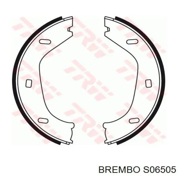 Задние барабанные колодки S06505 Brembo