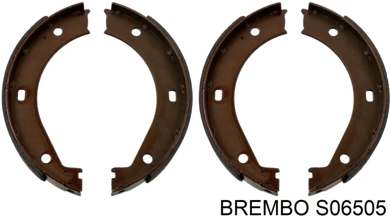 S06505 Brembo Барабанные тормозные колодки