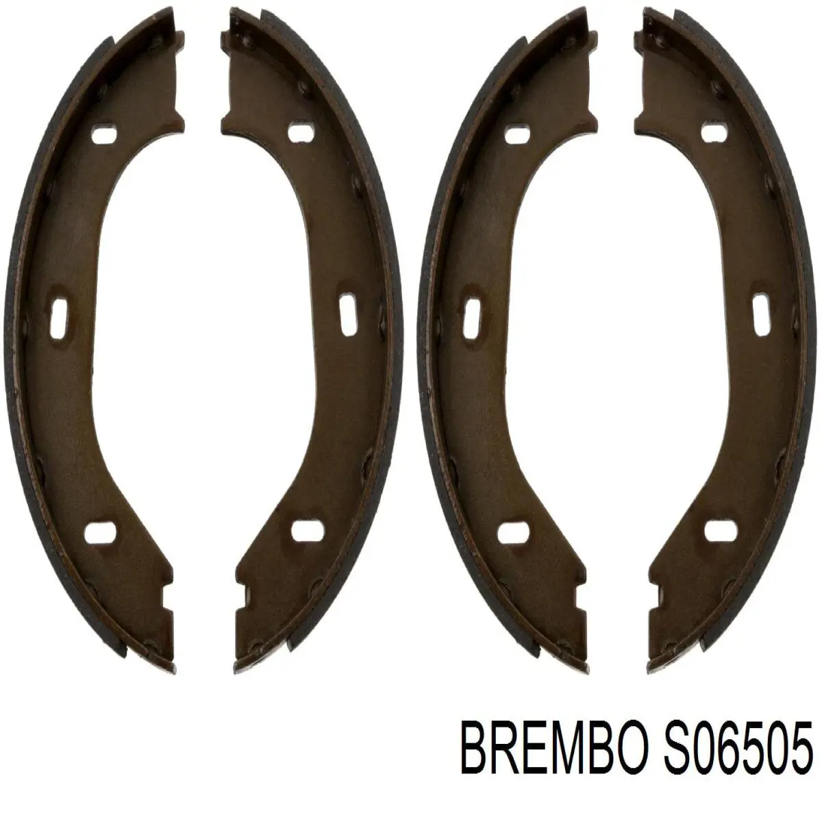 Задние барабанные колодки S06505 Brembo