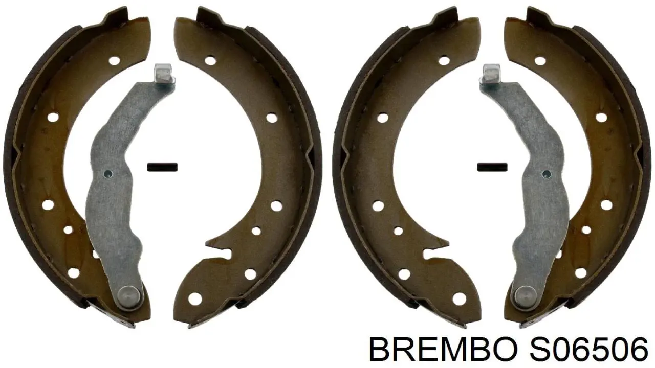 Задние барабанные колодки S06506 Brembo