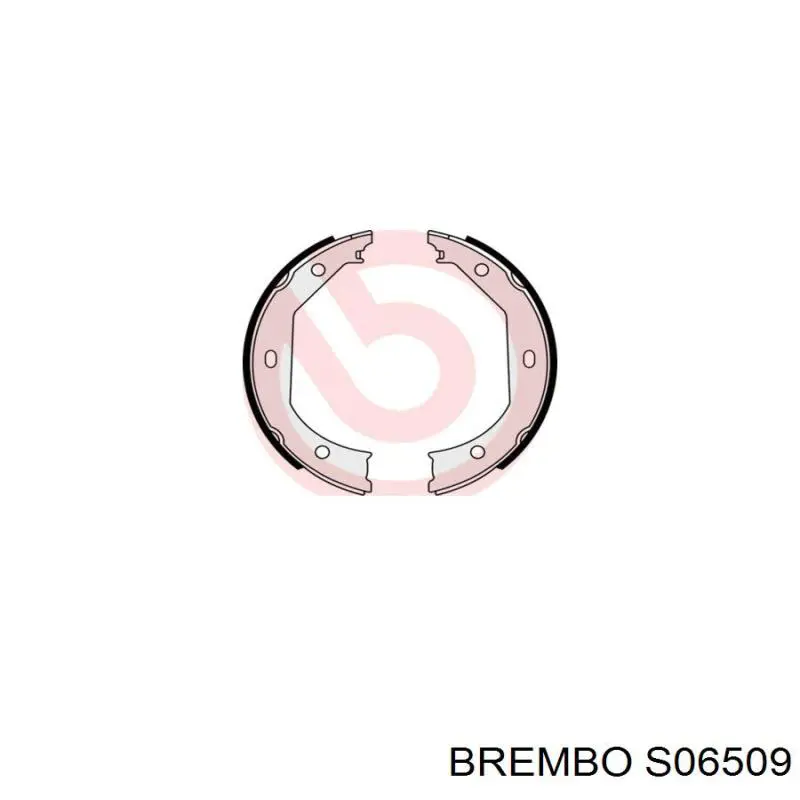 Купить S06509 Brembo Колодки ручника/стояночного тормоза