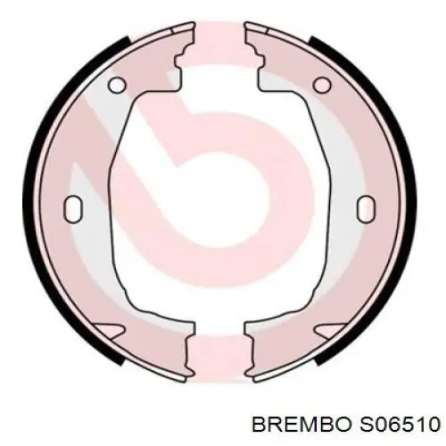 S06510 Brembo Тормозные колодки ручника
