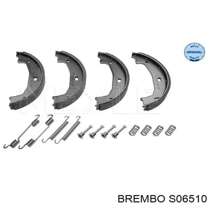 Тормозные колодки стояночного тормоза Brembo S06510 цена, от 18.57 USD