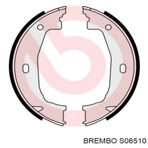 Купить S06510 Brembo Колодки ручника/стояночного тормоза