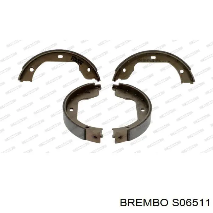 Купить S06511 Brembo Колодки ручника/стояночного тормоза