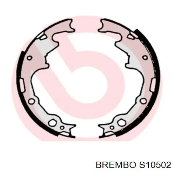 Купить S10502 Brembo Задние барабанные тормозные колодки