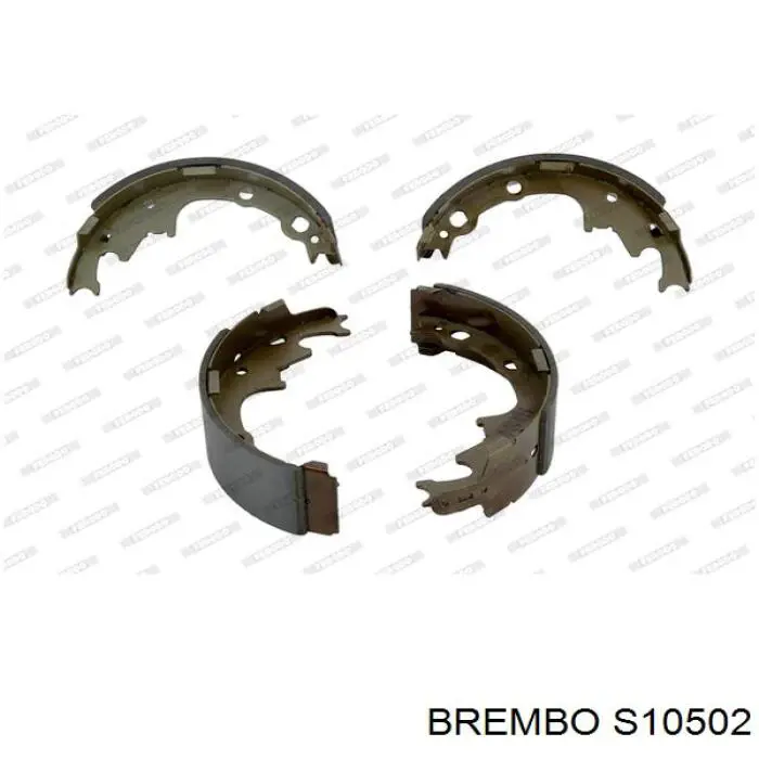 Задние барабанные колодки S10502 Brembo