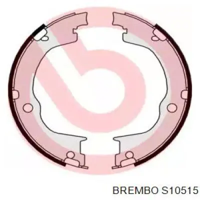 S10515 Brembo колодки ручника (стояночного тормоза)