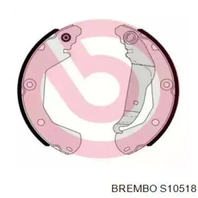 S10518 Brembo sapatas do freio traseiras de tambor