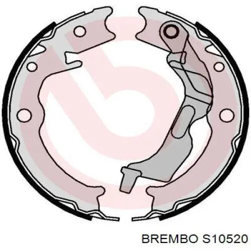 Тормозные колодки стояночного тормоза Brembo S10520 цена, от 21.34 USD