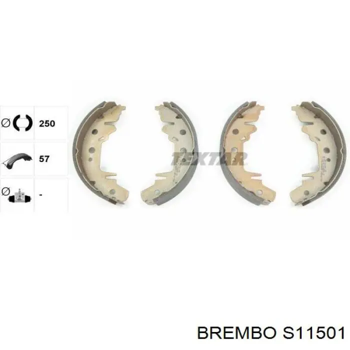 Барабанные колодки Brembo S11501
