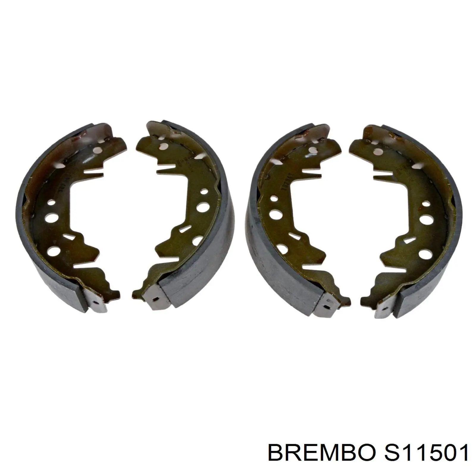 Задние барабанные колодки S11501 Brembo