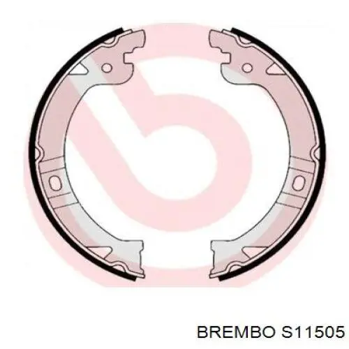 Колодки ручника S11505 Brembo