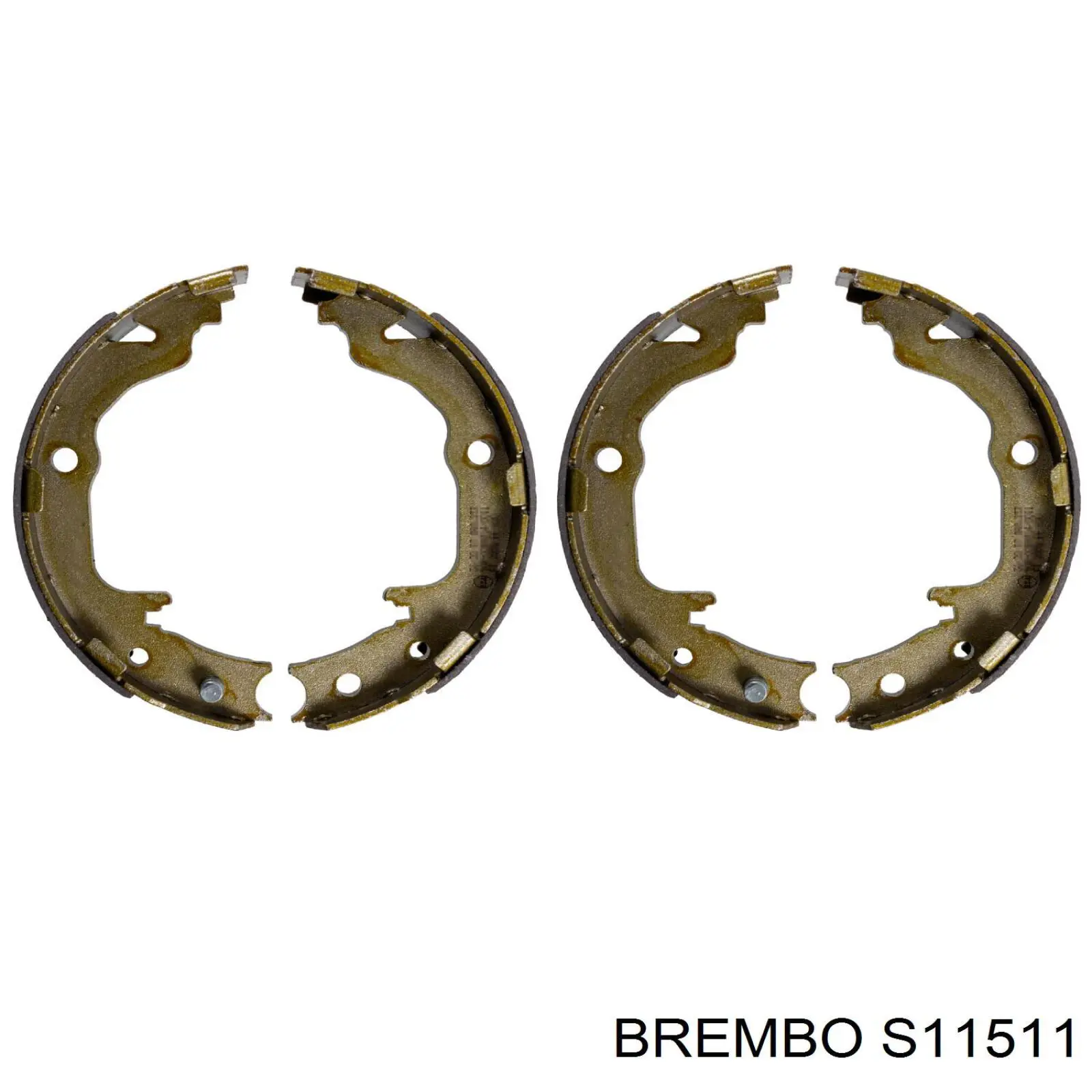 Колодки ручника S11511 Brembo