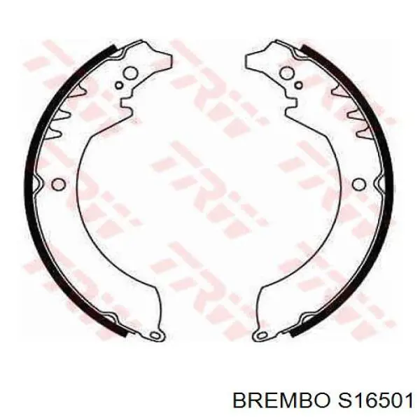 Задние барабанные колодки S16501 Brembo