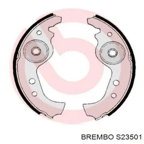 Тормоза рабочие задние ножные и тормозные барабаны Brembo S23501 цена, от 13.81 USD