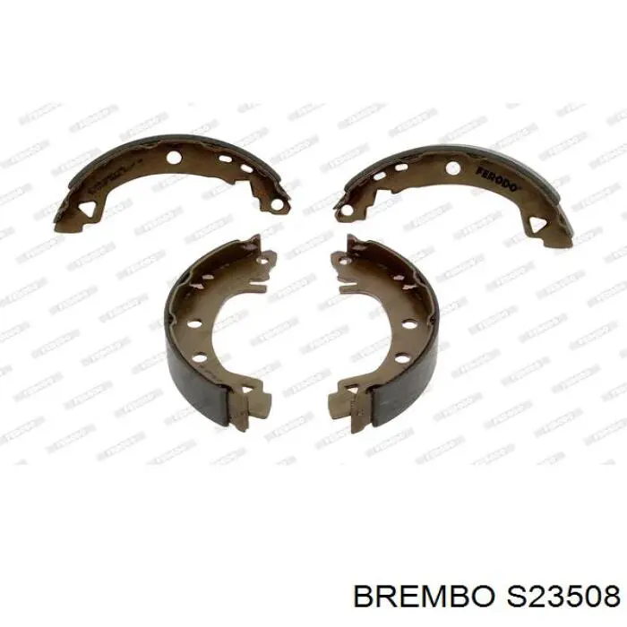Купить S23508 Brembo Задние барабанные тормозные колодки