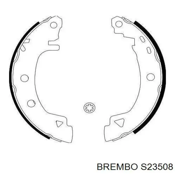Задние барабанные колодки S23508 Brembo