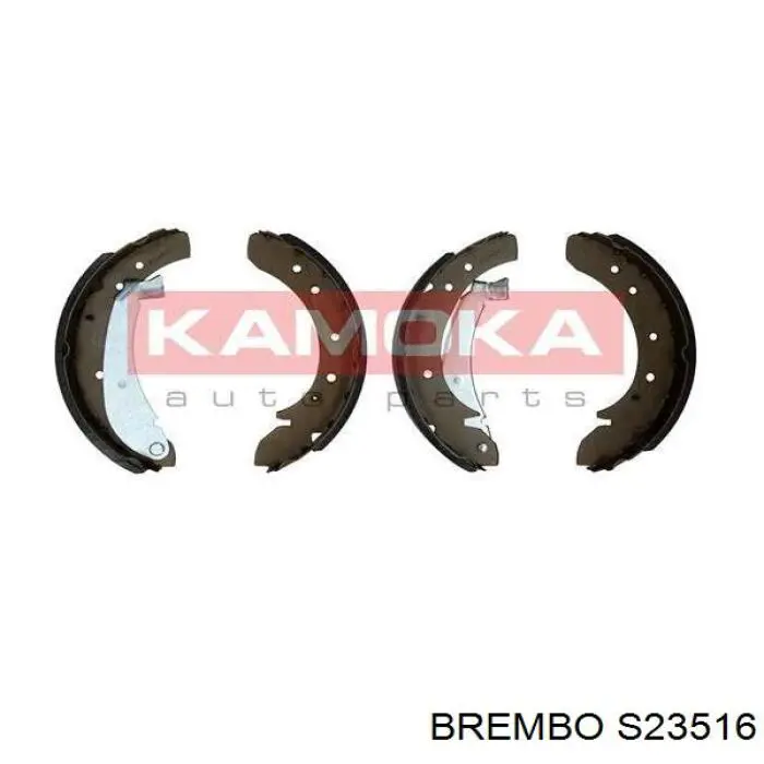 Купить S23516 Brembo Задние барабанные тормозные колодки