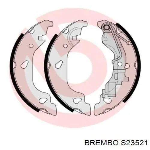 Задние барабанные колодки S23521 Brembo