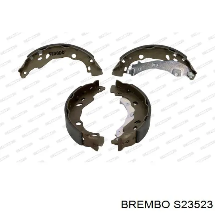 Купить S23523 Brembo Задние барабанные тормозные колодки