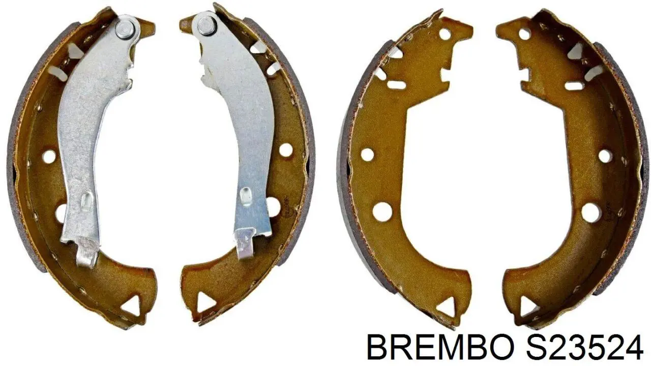 Купить S23524 Brembo Задние барабанные тормозные колодки