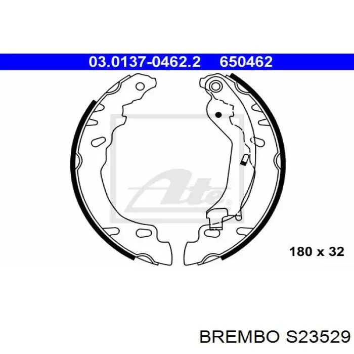 Задние барабанные колодки S23529 Brembo