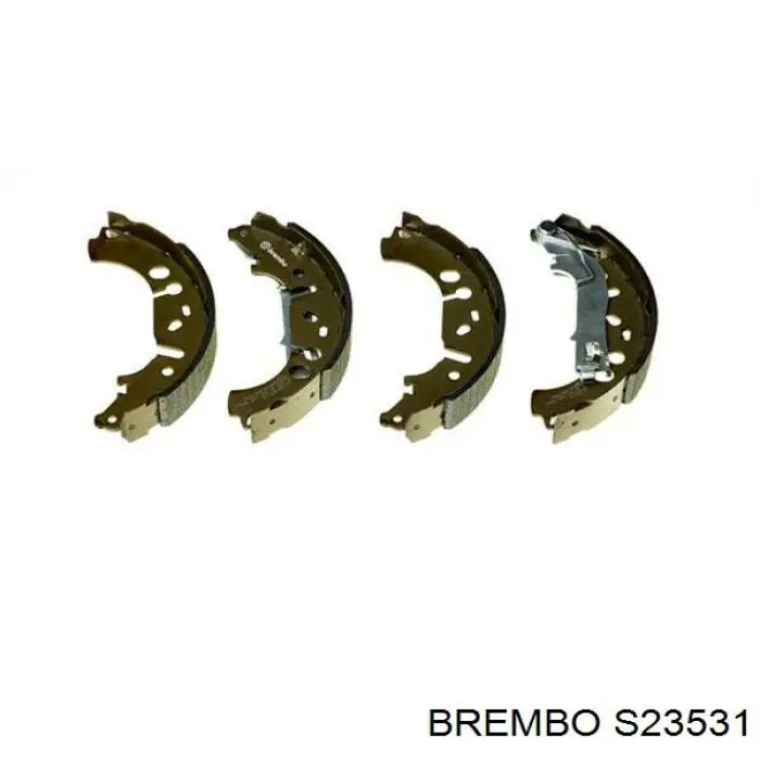 S23531 Brembo колодки тормозные задние барабанные