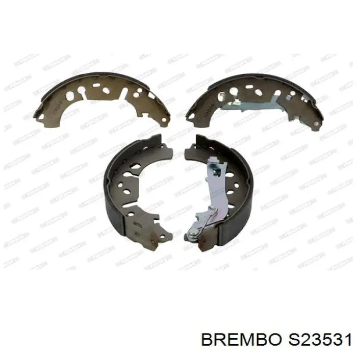 Купить S23531 Brembo Задние барабанные тормозные колодки