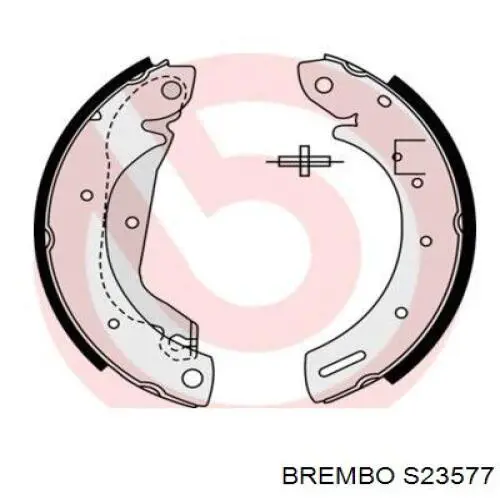 Задние барабанные колодки S23577 Brembo