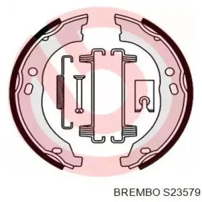S23579 Brembo колодки ручника (стояночного тормоза)